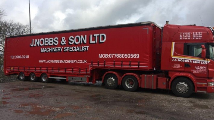 New trailer investment into our fleet for full coverage of the CNC machinery